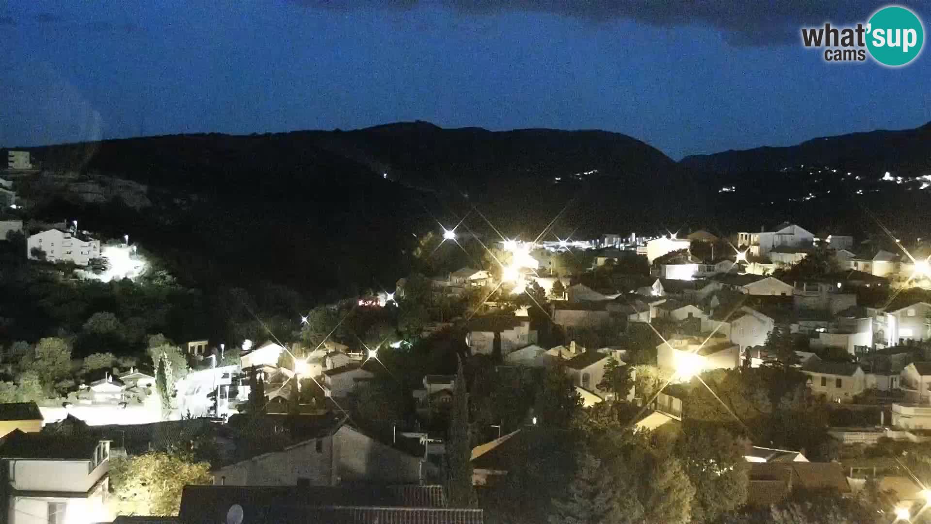 Panoramic Novi Vinodolski livecam Dalmatien