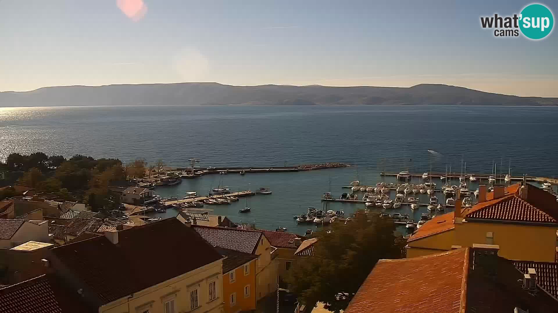 Panoramic webcam Novi Vinodolski – Dalmatia live