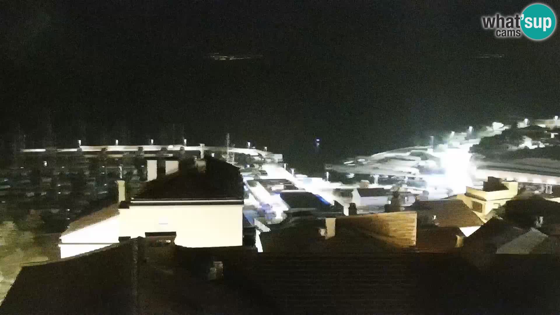 Panorama Novi Vinodolski live cam Dalmatie