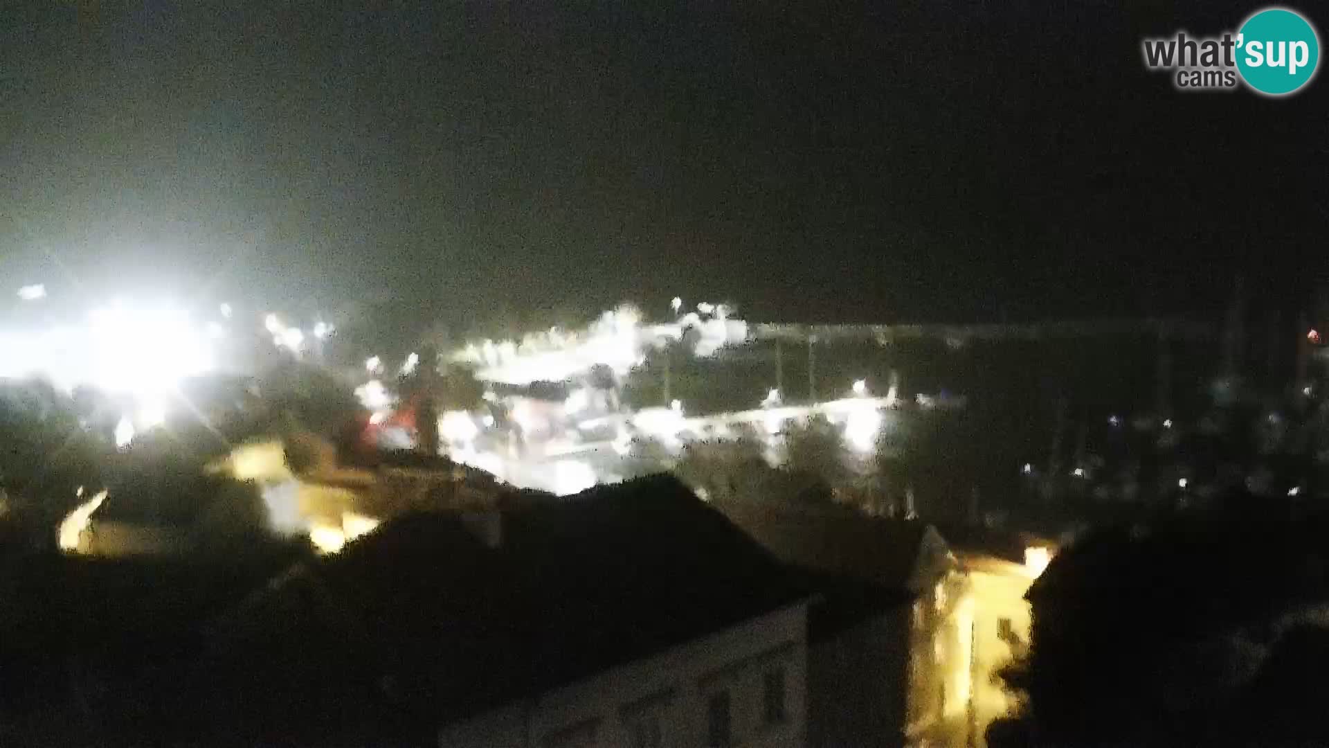 Panoramic Novi Vinodolski livecam Dalmatien