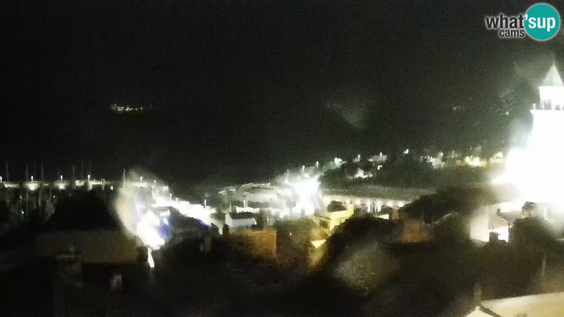 Panoramic Novi Vinodolski livecam Dalmatien