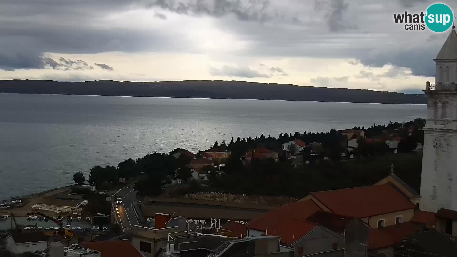 Panoramic Novi Vinodolski livecam Dalmatien