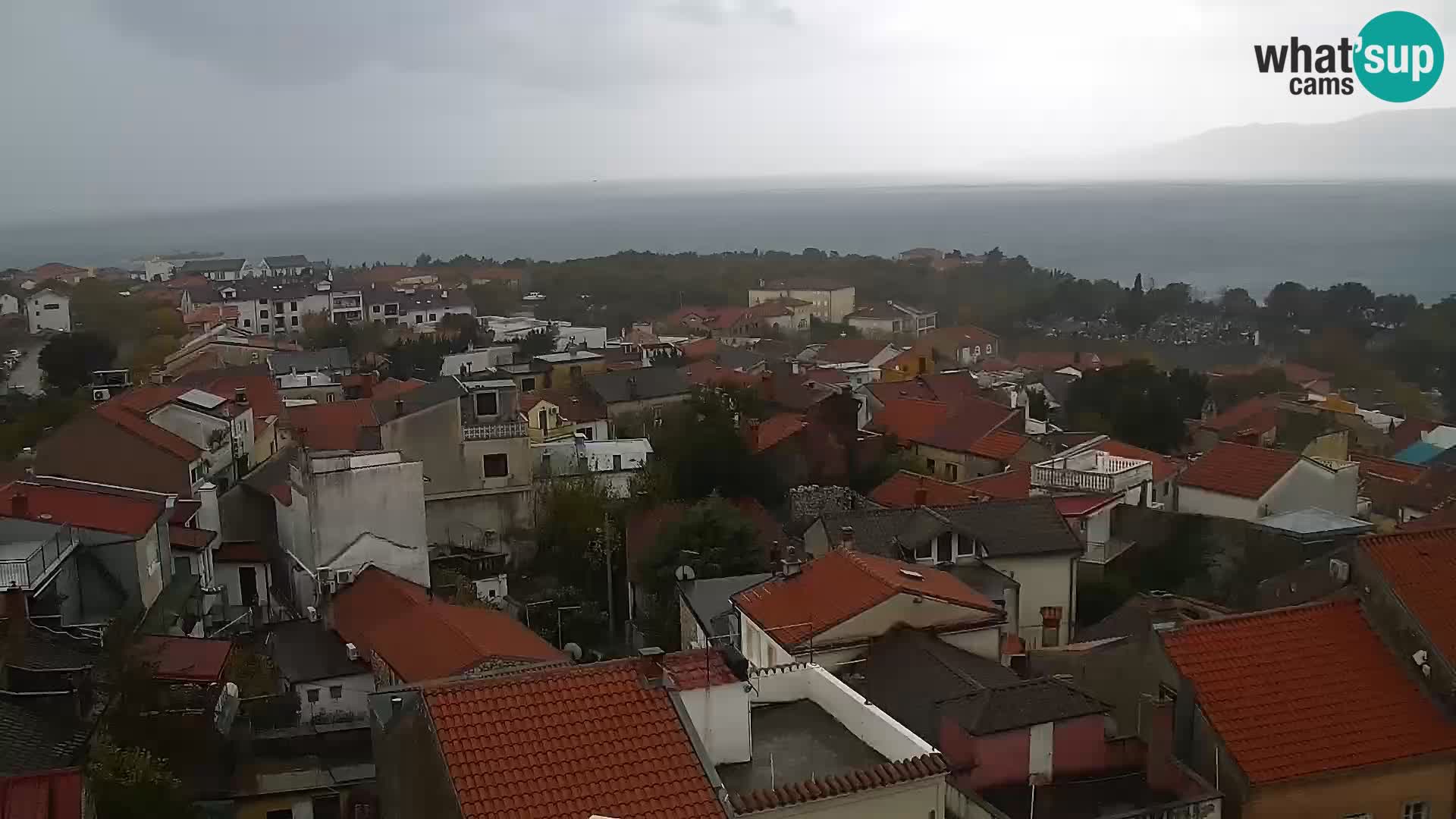 Panoramic Novi Vinodolski livecam Dalmatien