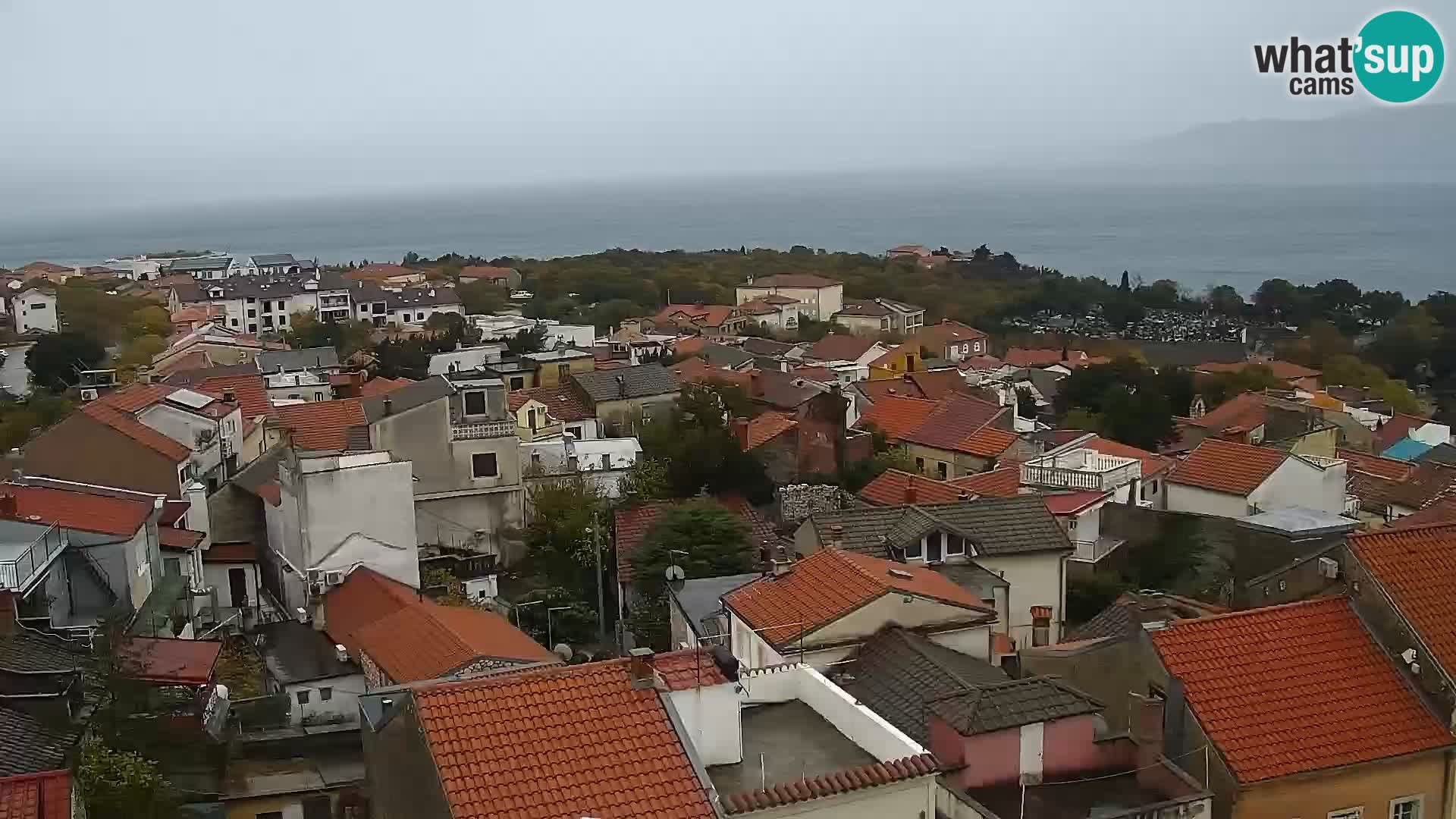 Panoramic Novi Vinodolski livecam Dalmatien