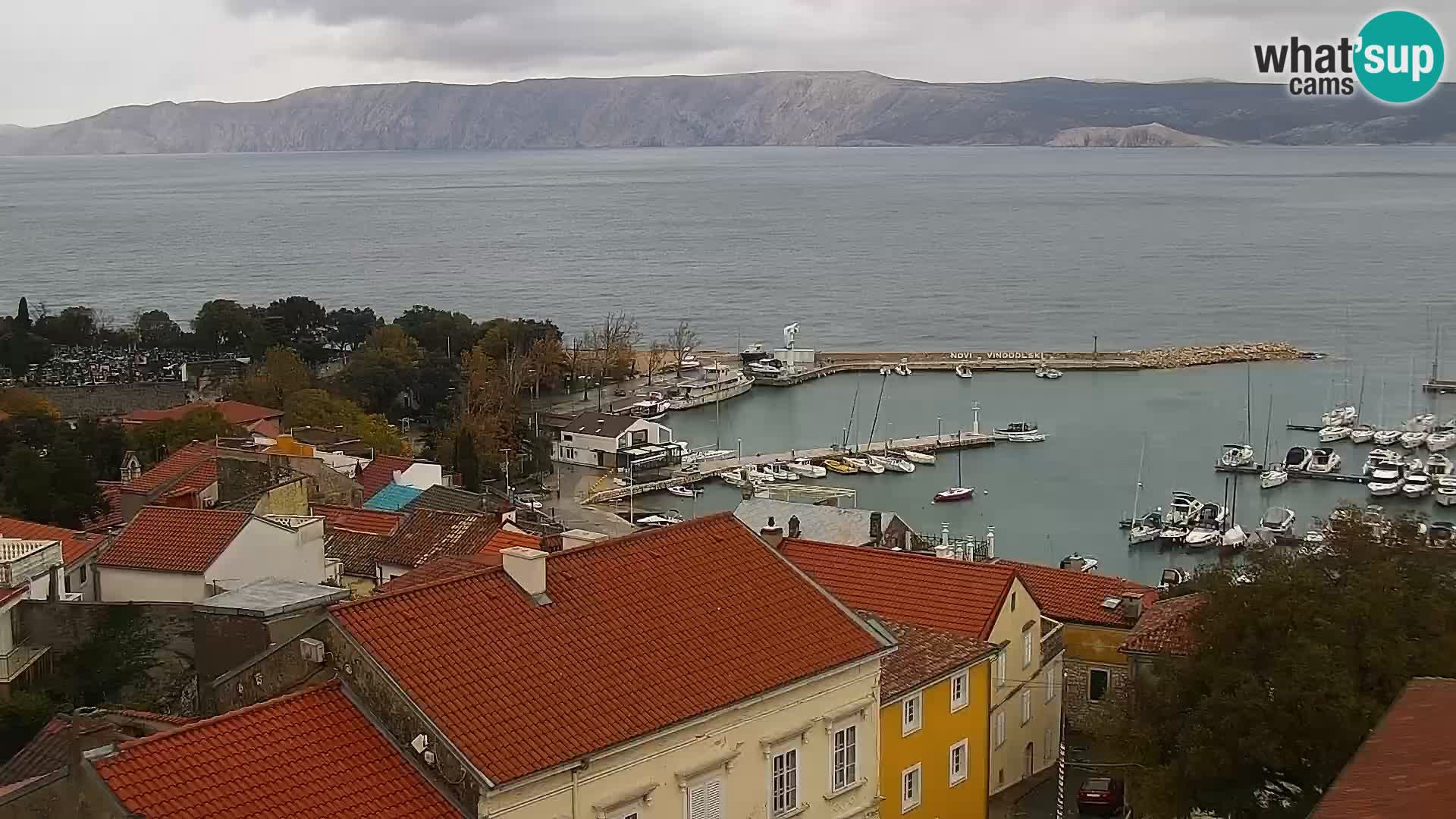 Novi Vinodolski camera en vivo Dalmatia