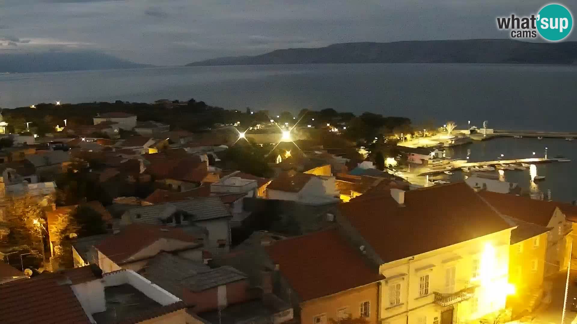 Panoramic Novi Vinodolski livecam Dalmatien