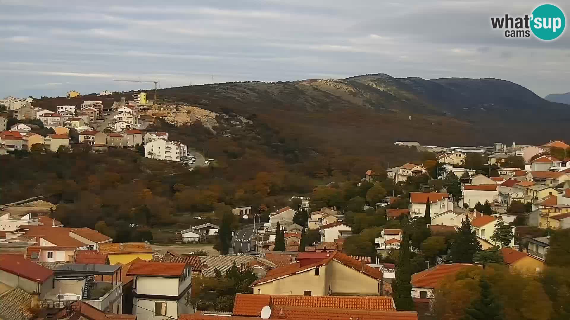 Panoramic Novi Vinodolski livecam Dalmatien