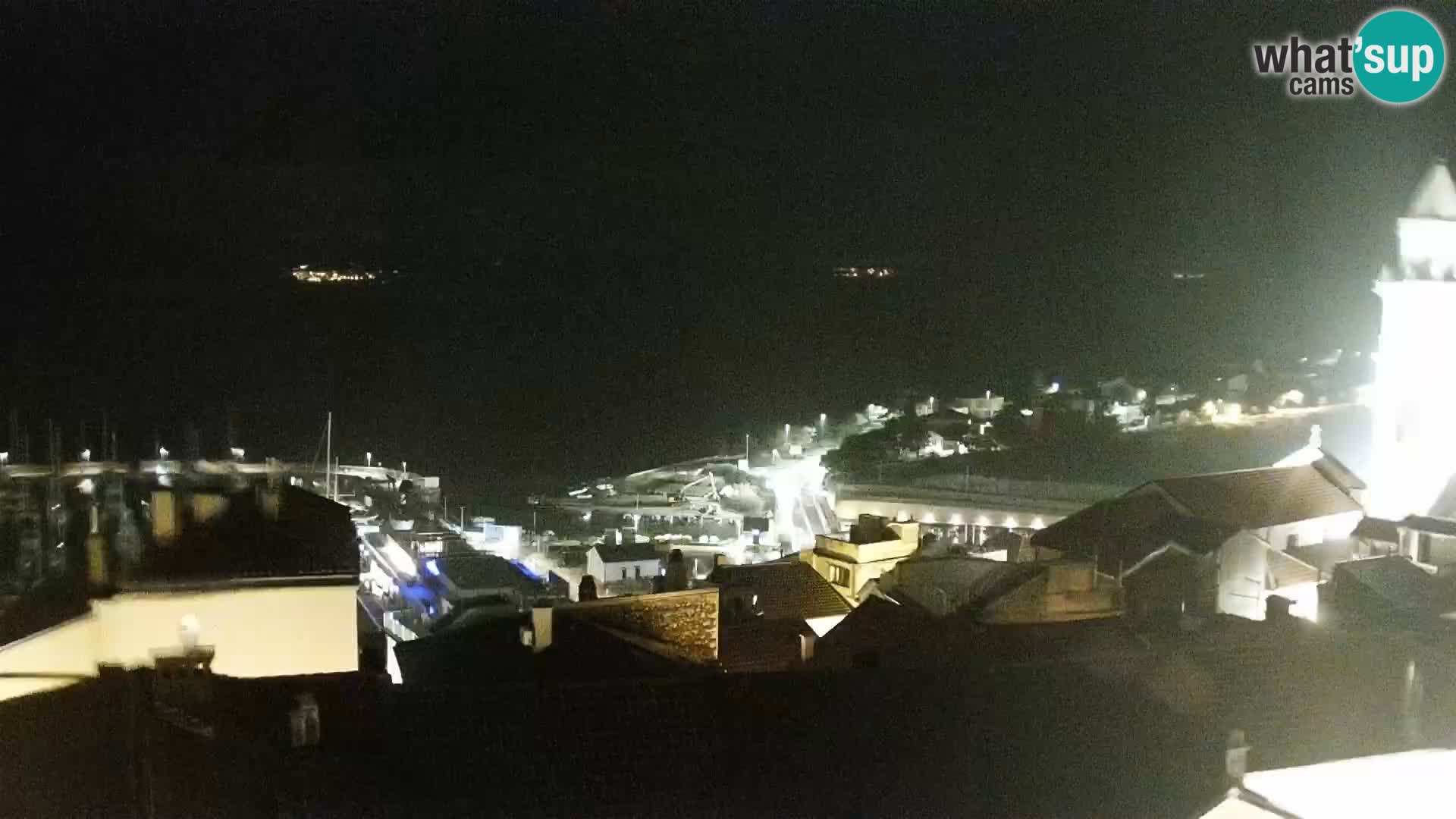 Panoramic Novi Vinodolski livecam Dalmatien