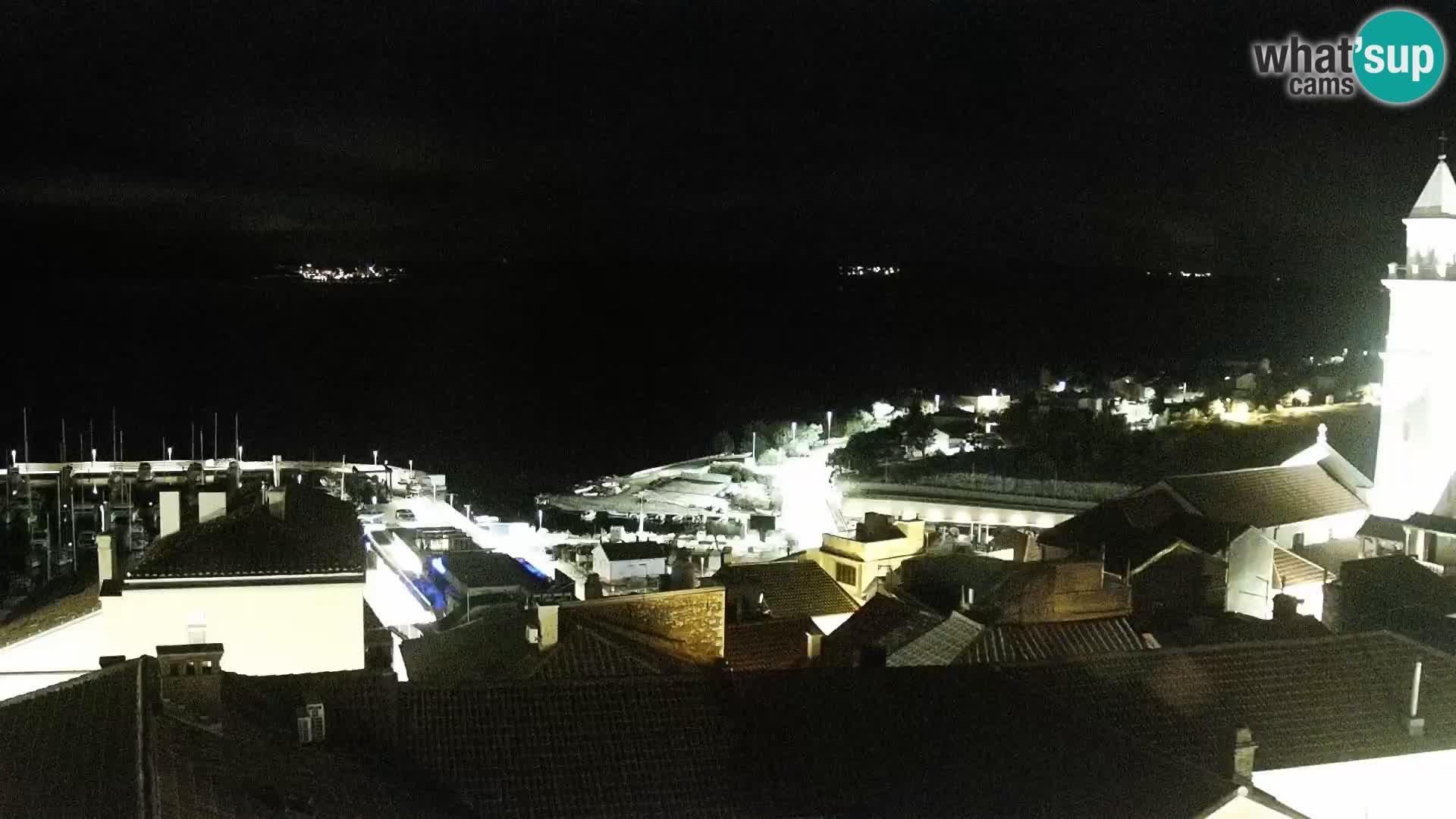 Panoramic Novi Vinodolski livecam Dalmatien