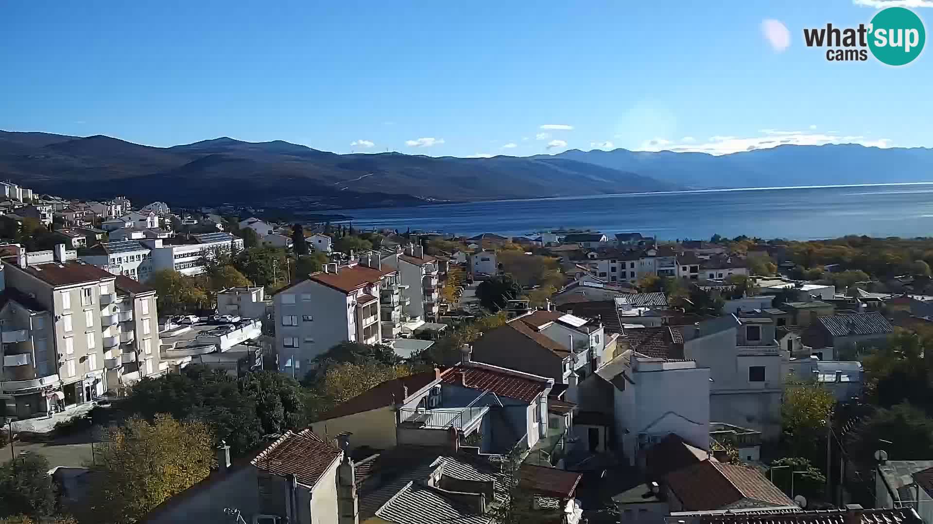 Novi Vinodolski panorama – Dalmacija web kamera