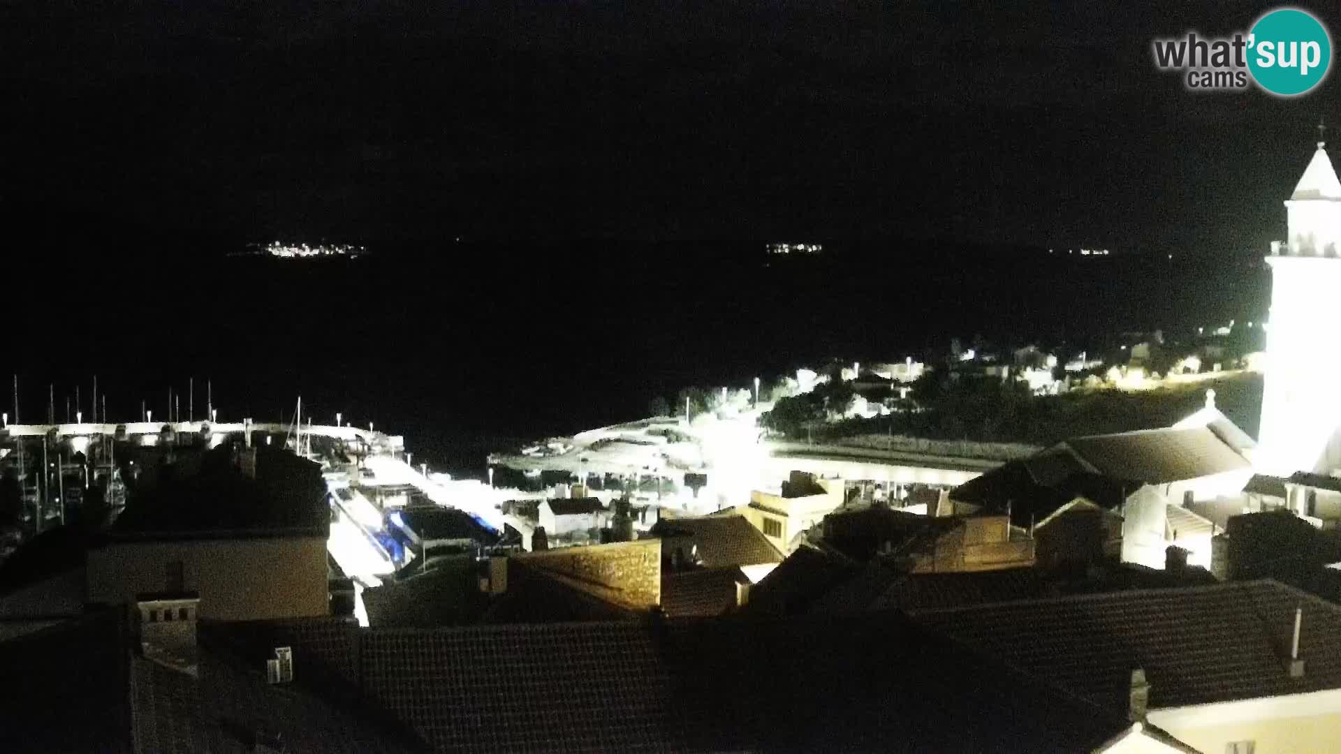 Panoramic Novi Vinodolski livecam Dalmatien