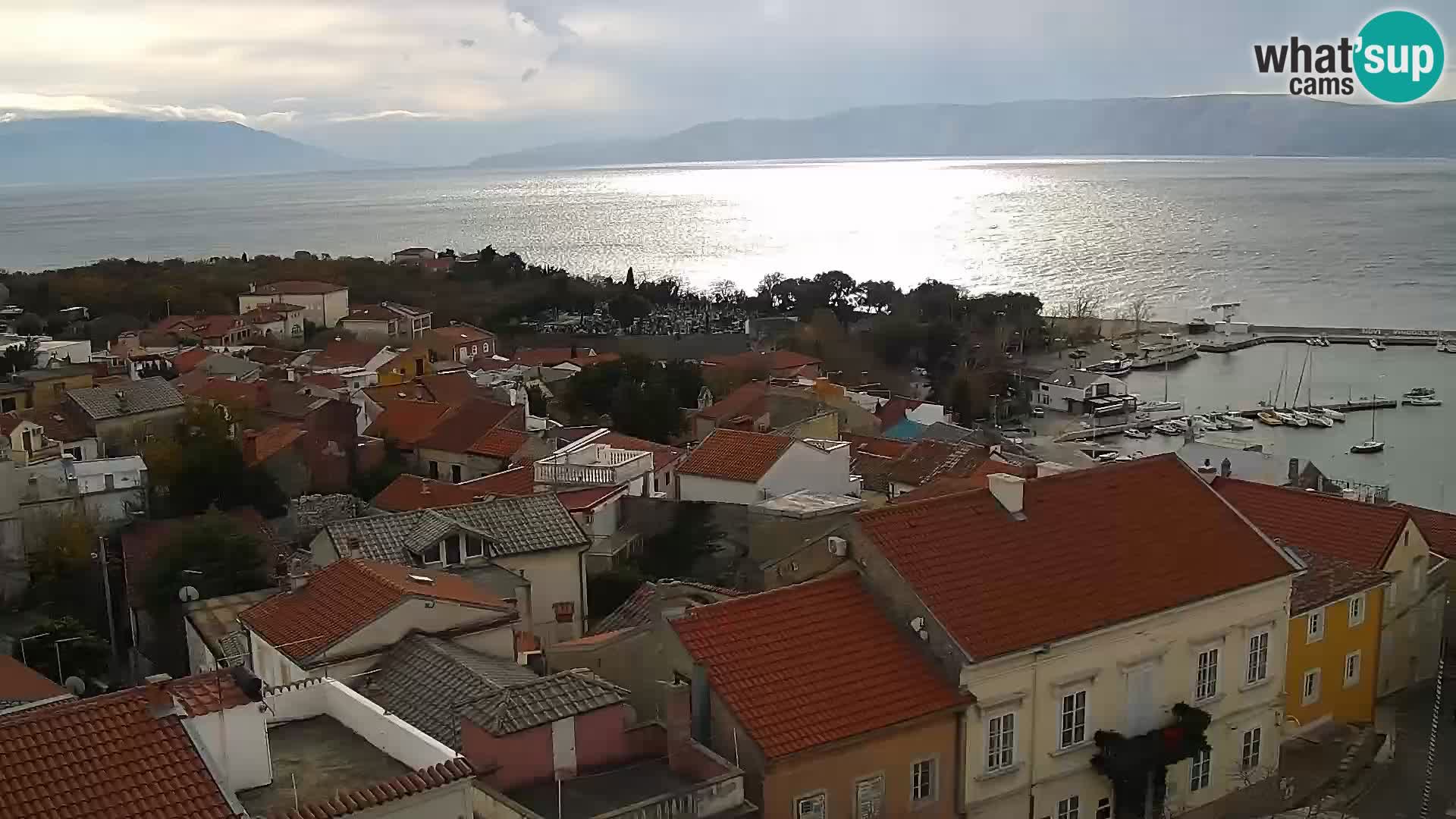 Novi Vinodolski panorama – Dalmacija web kamera