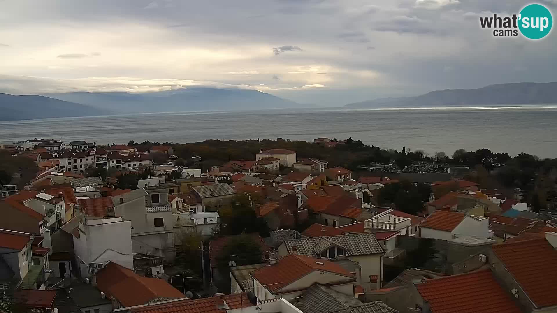 Novi Vinodolski panorama – Dalmacija web kamera