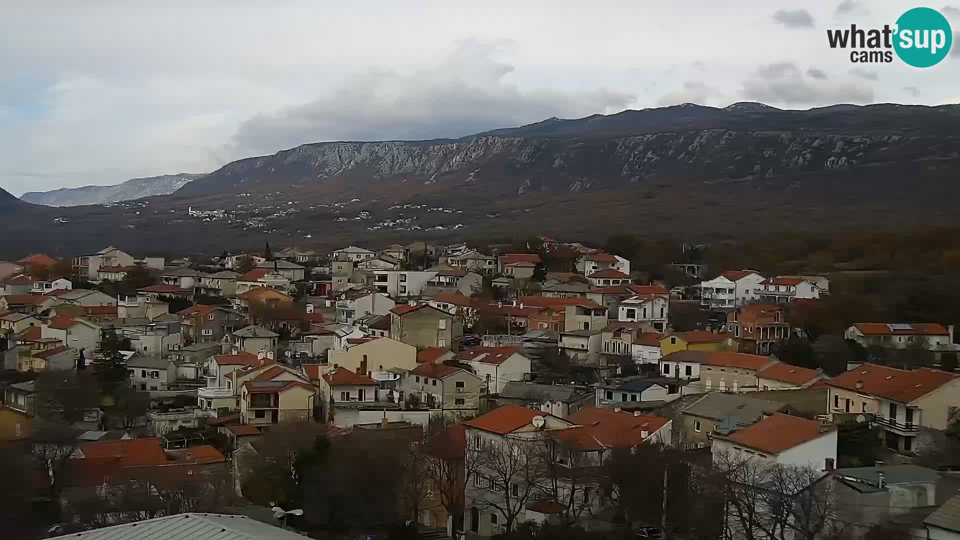 Panoramska spletna kamera Novi Vinodolski – Dalmacija v živo