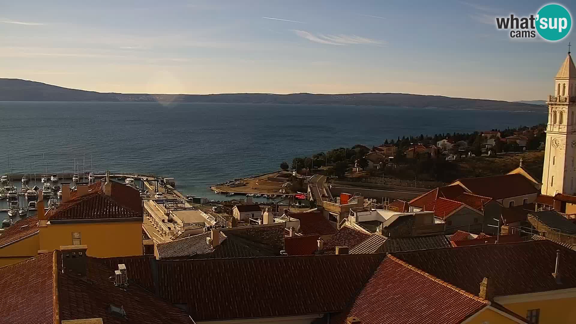 Panoramic webcam Novi Vinodolski – Dalmatia live