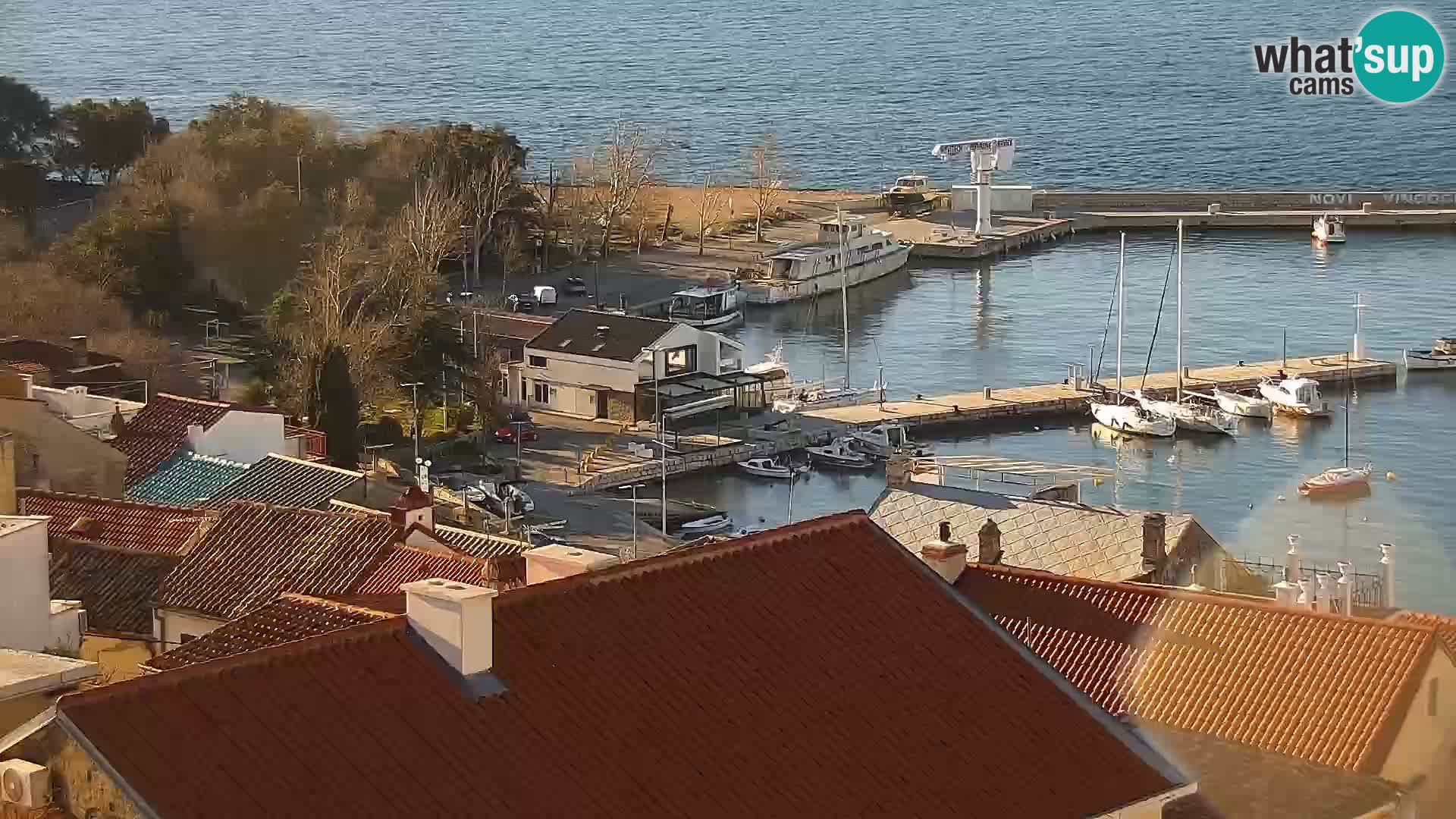 Panoramic webcam Novi Vinodolski – Dalmatia live