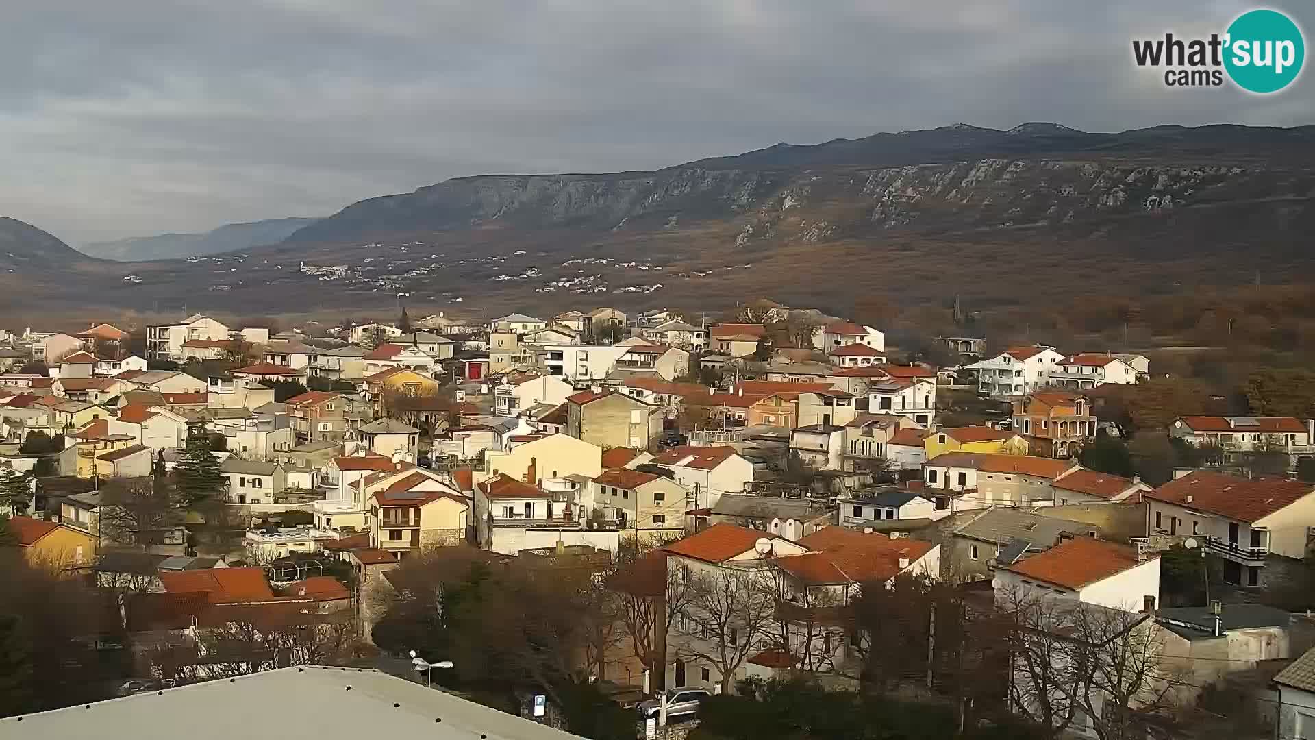 Panoramska spletna kamera Novi Vinodolski – Dalmacija v živo