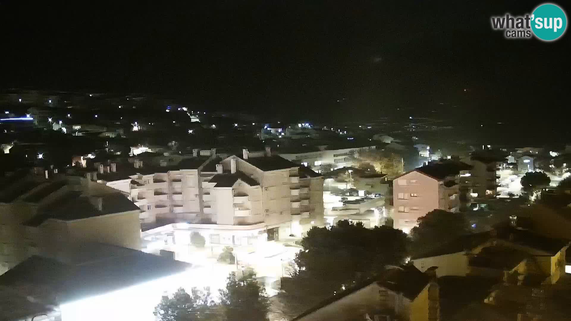 Panoramic Novi Vinodolski livecam Dalmatien