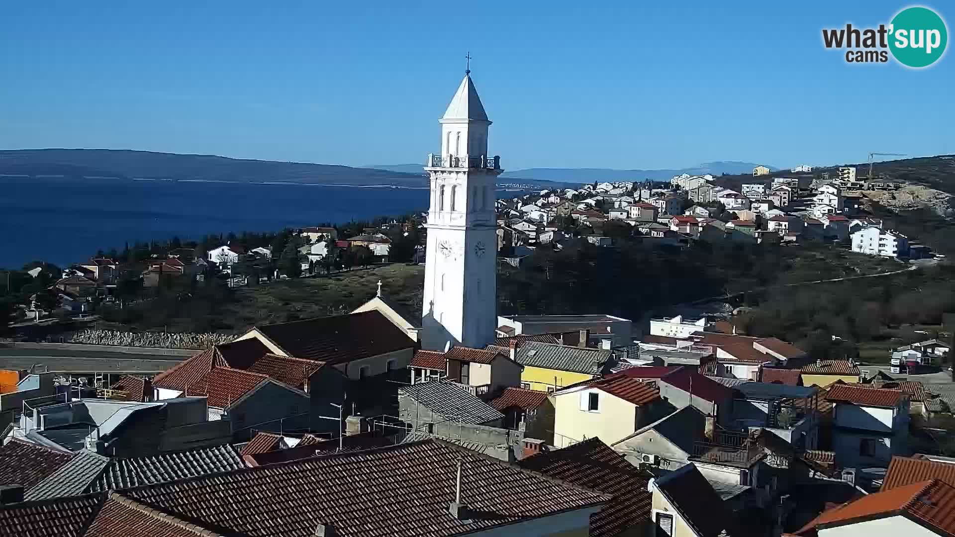 Panoramic webcam Novi Vinodolski – Dalmatia live