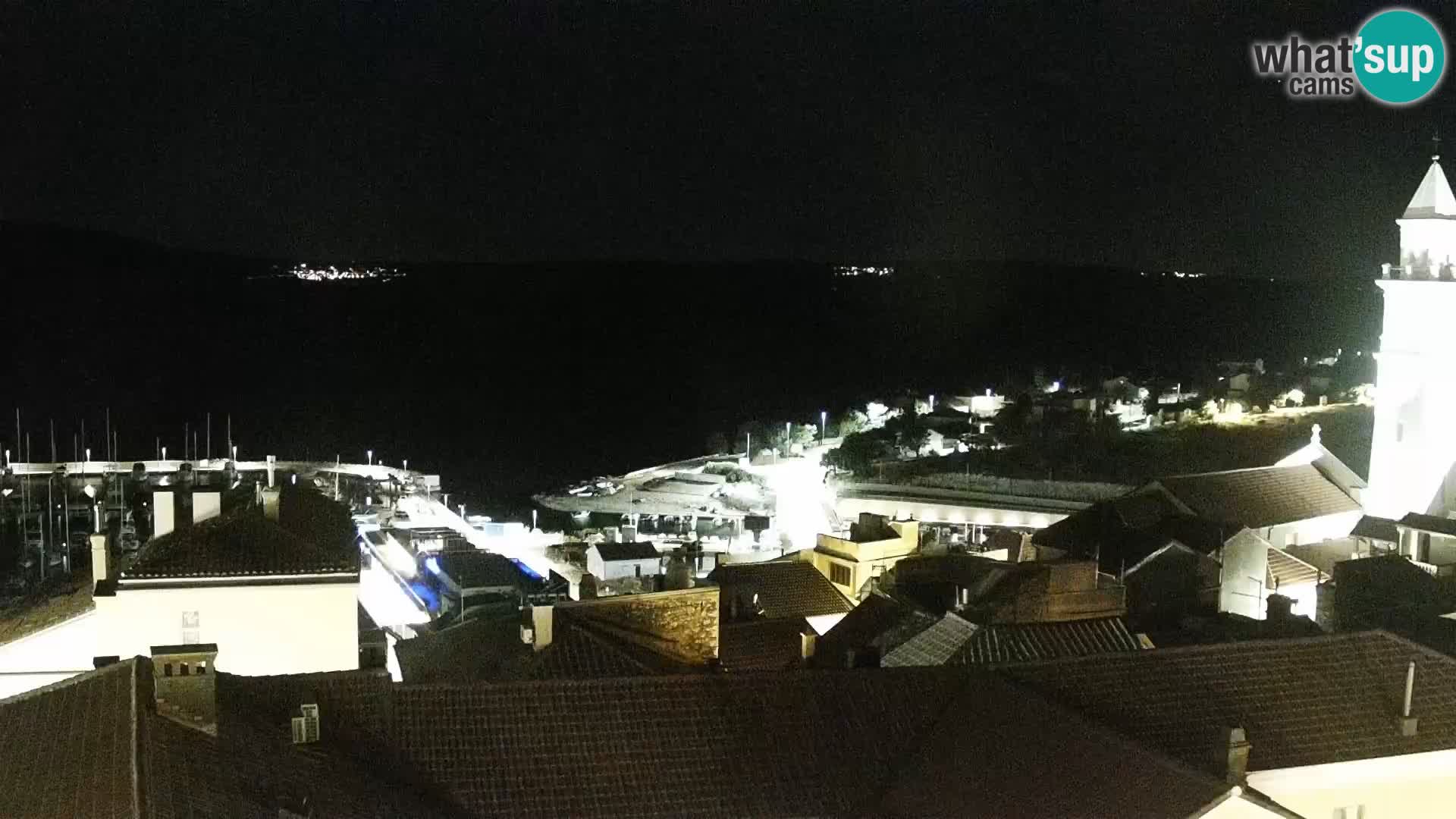 Panoramic Novi Vinodolski livecam Dalmatien