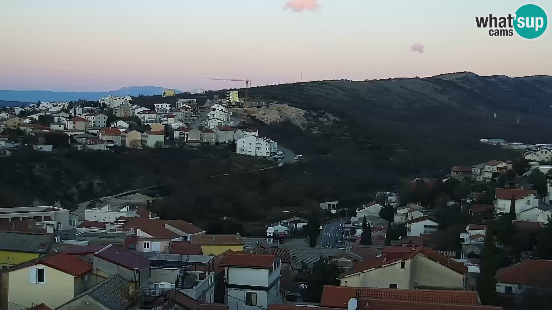 Panoramic Novi Vinodolski livecam Dalmatien