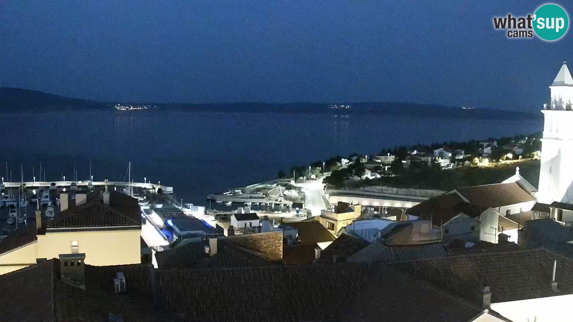 Panoramic Novi Vinodolski livecam Dalmatien