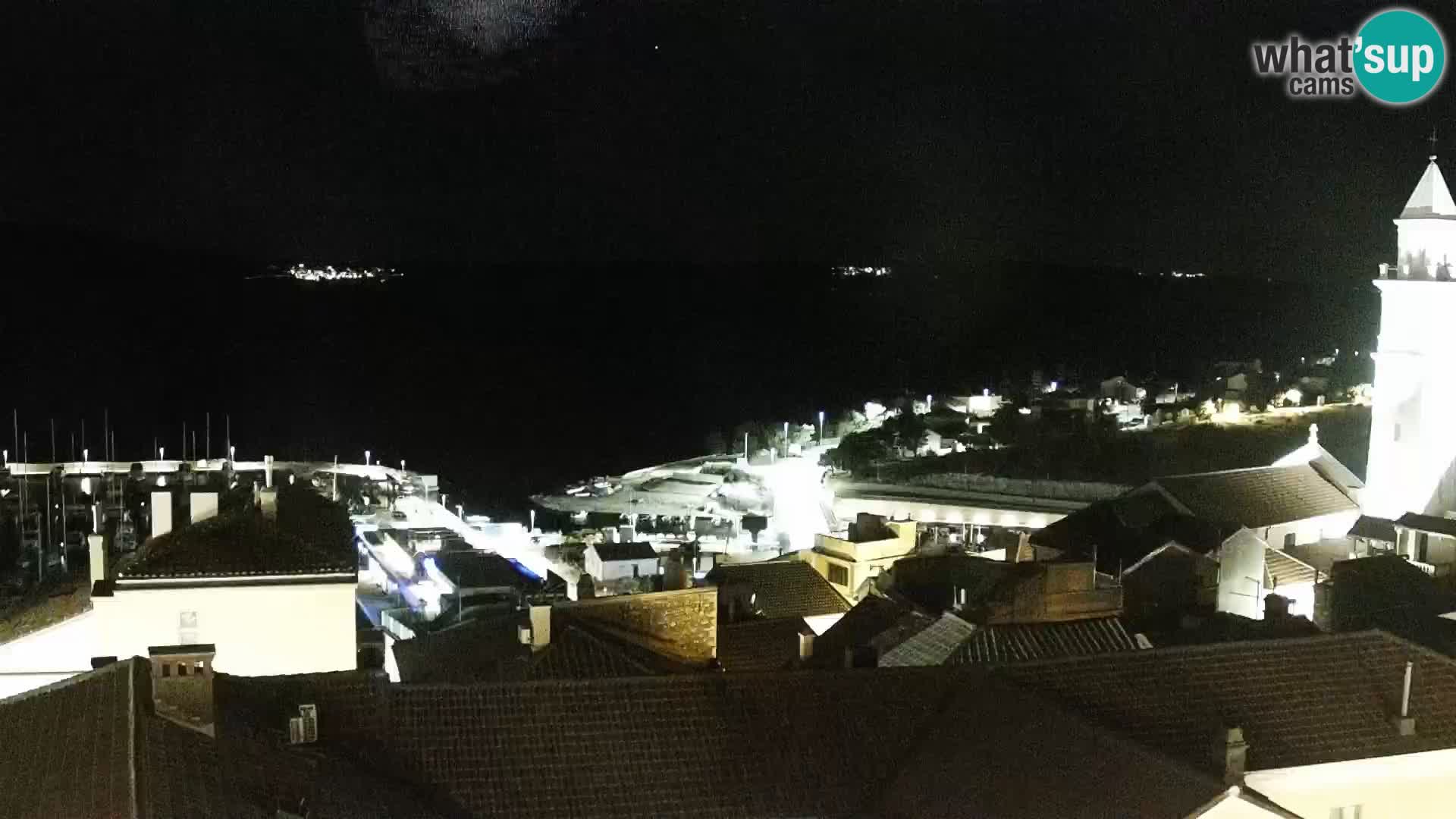 Panoramic Novi Vinodolski livecam Dalmatien