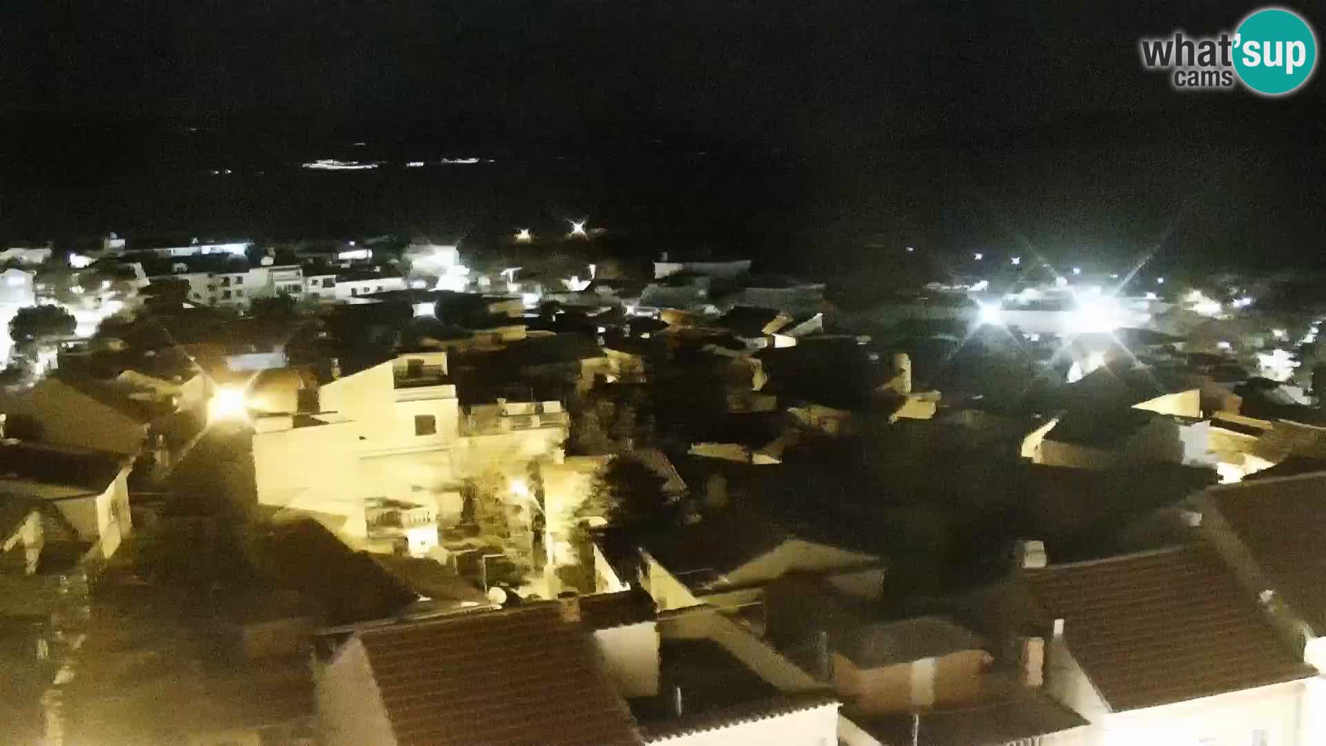 Panoramic Novi Vinodolski livecam Dalmatien