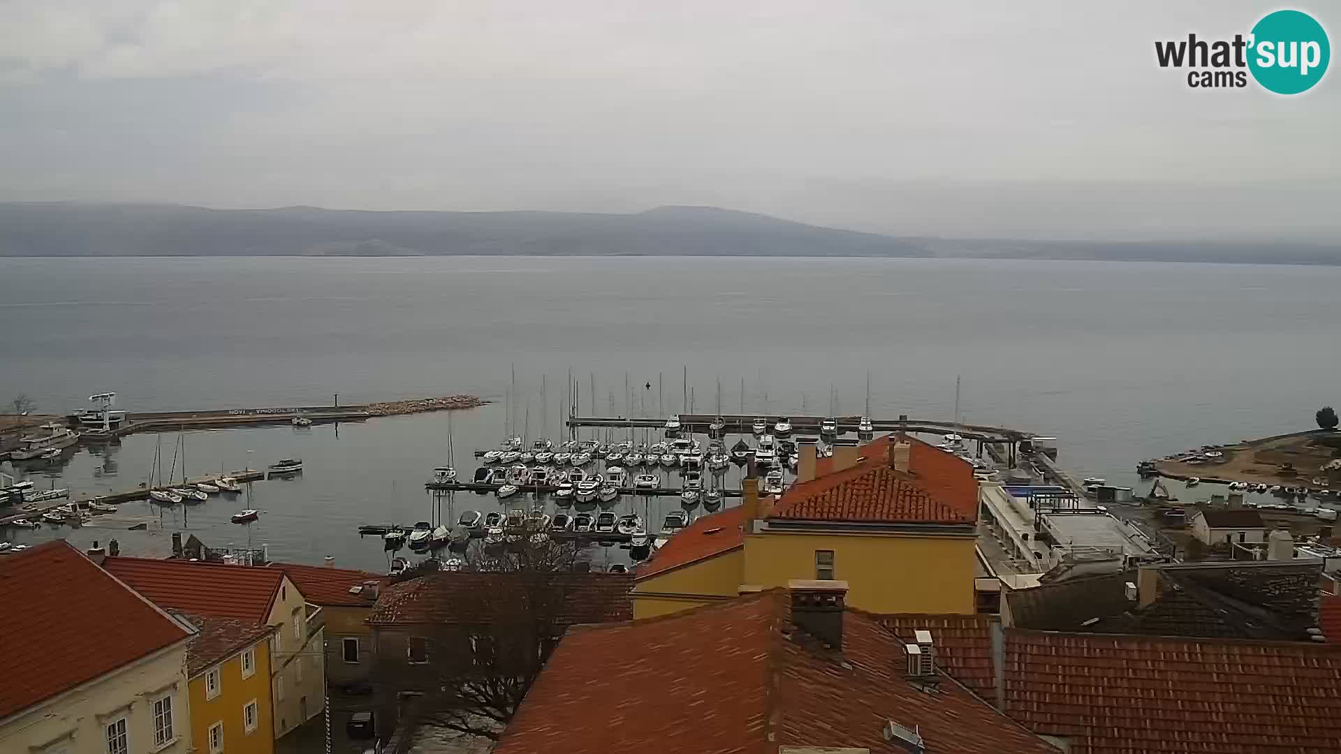 Panoramic webcam Novi Vinodolski – Dalmatia live