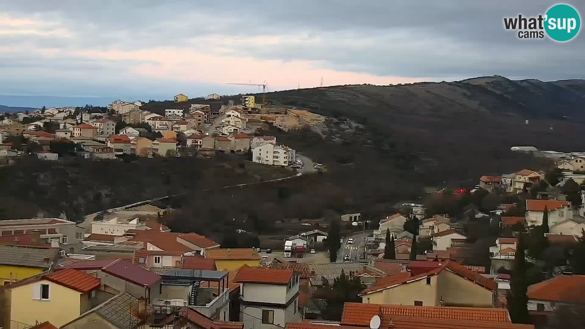 Panoramic Novi Vinodolski livecam Dalmatien