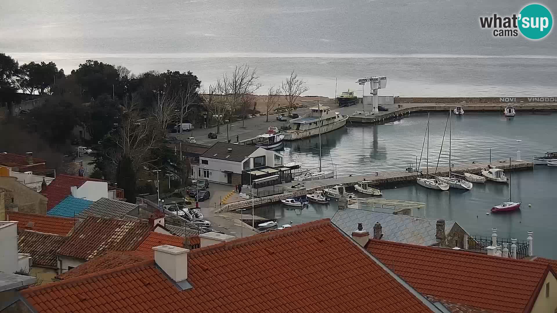 Panoramic Novi Vinodolski livecam Dalmatien