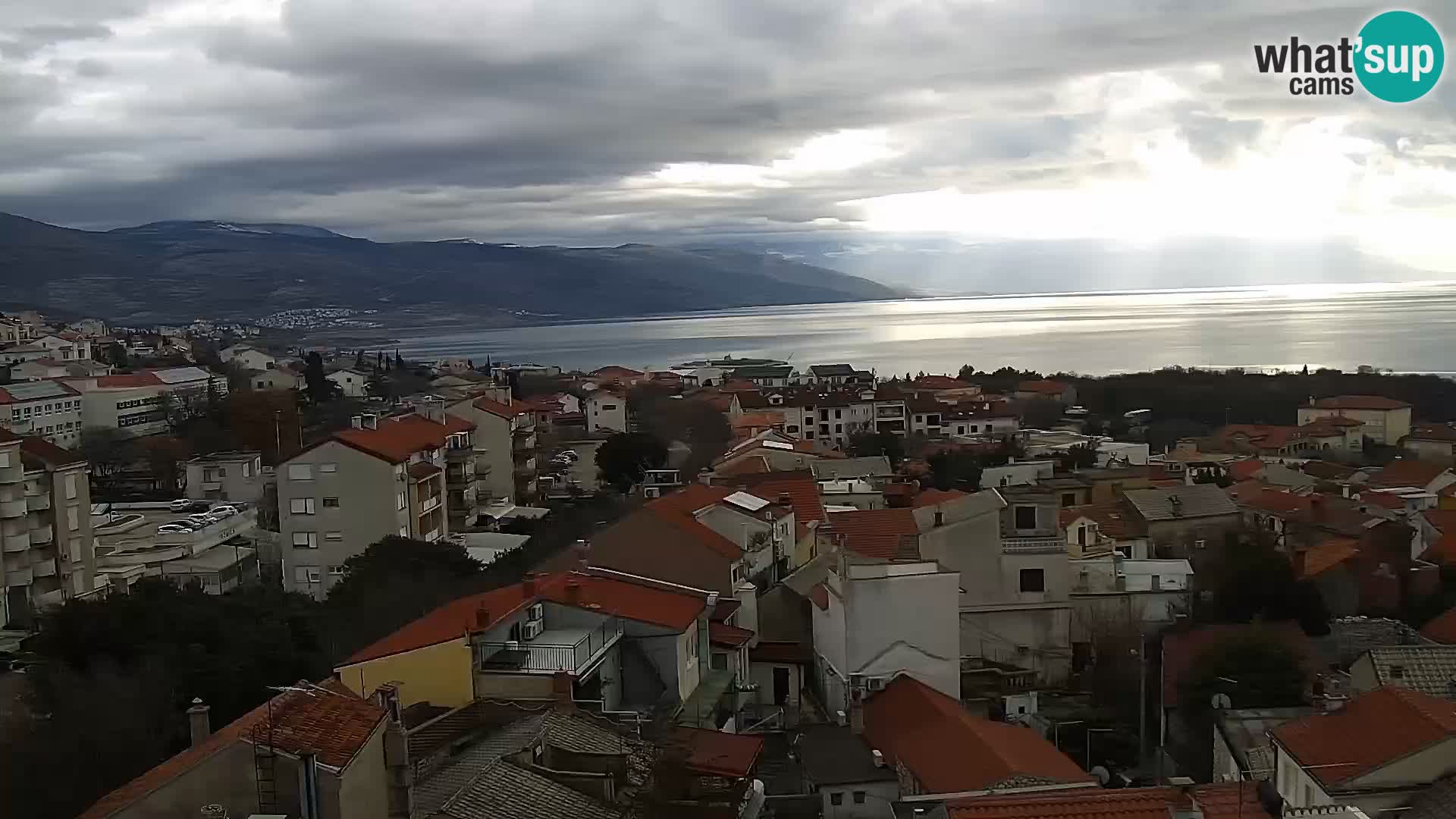 Panoramic Novi Vinodolski livecam Dalmatien