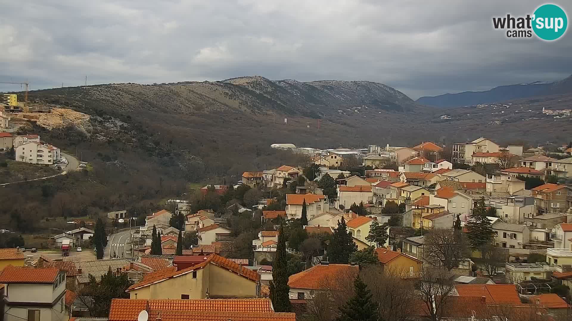 Novi Vinodolski panorama – Dalmacija web kamera