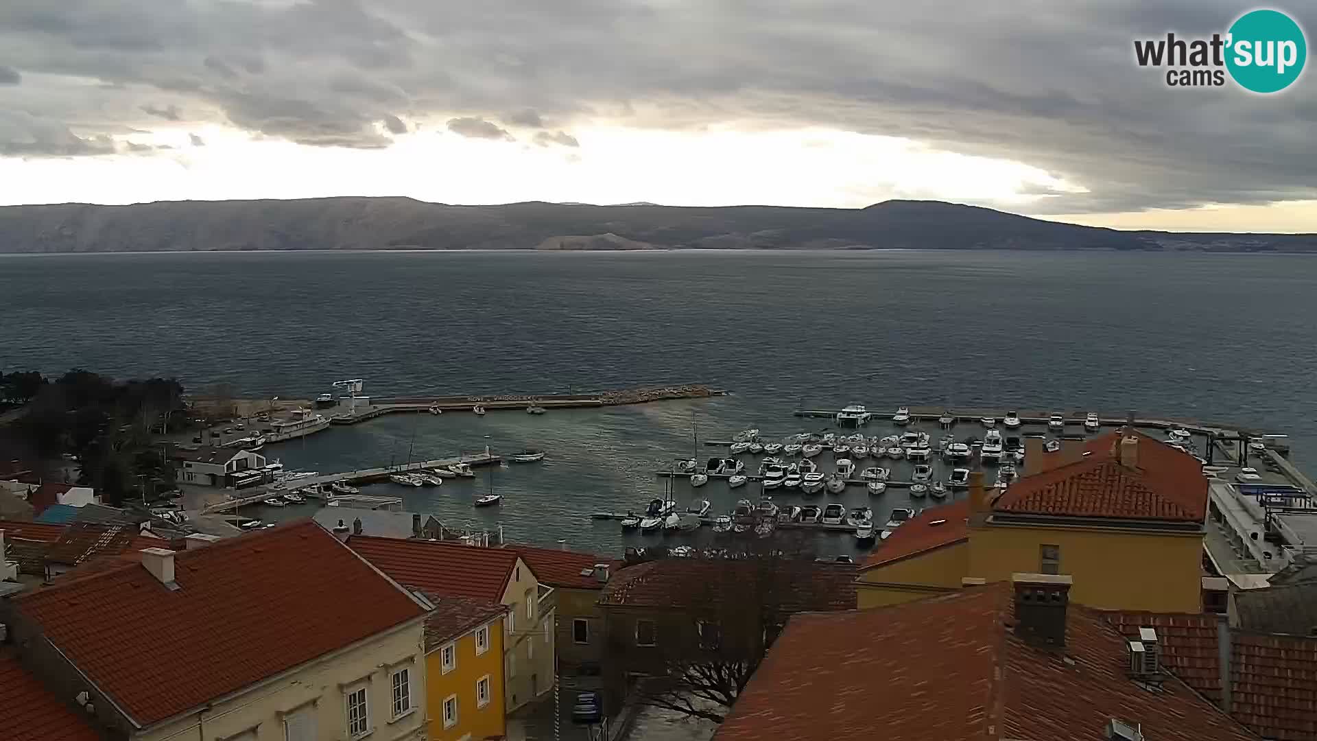 Panoramic webcam Novi Vinodolski – Dalmatia live