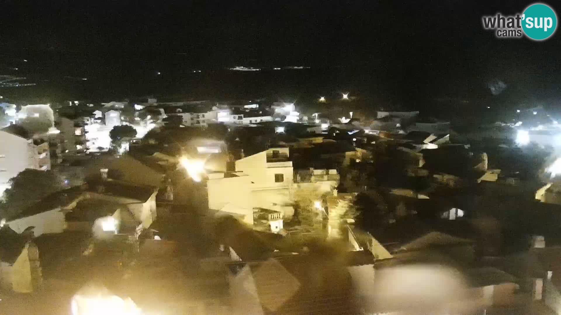 Panorama Novi Vinodolski live cam Dalmatie