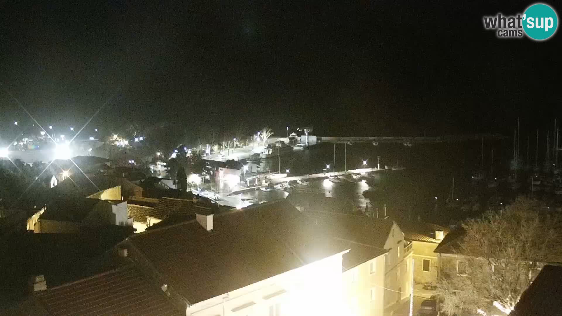 Panorama Novi Vinodolski live cam Dalmatie