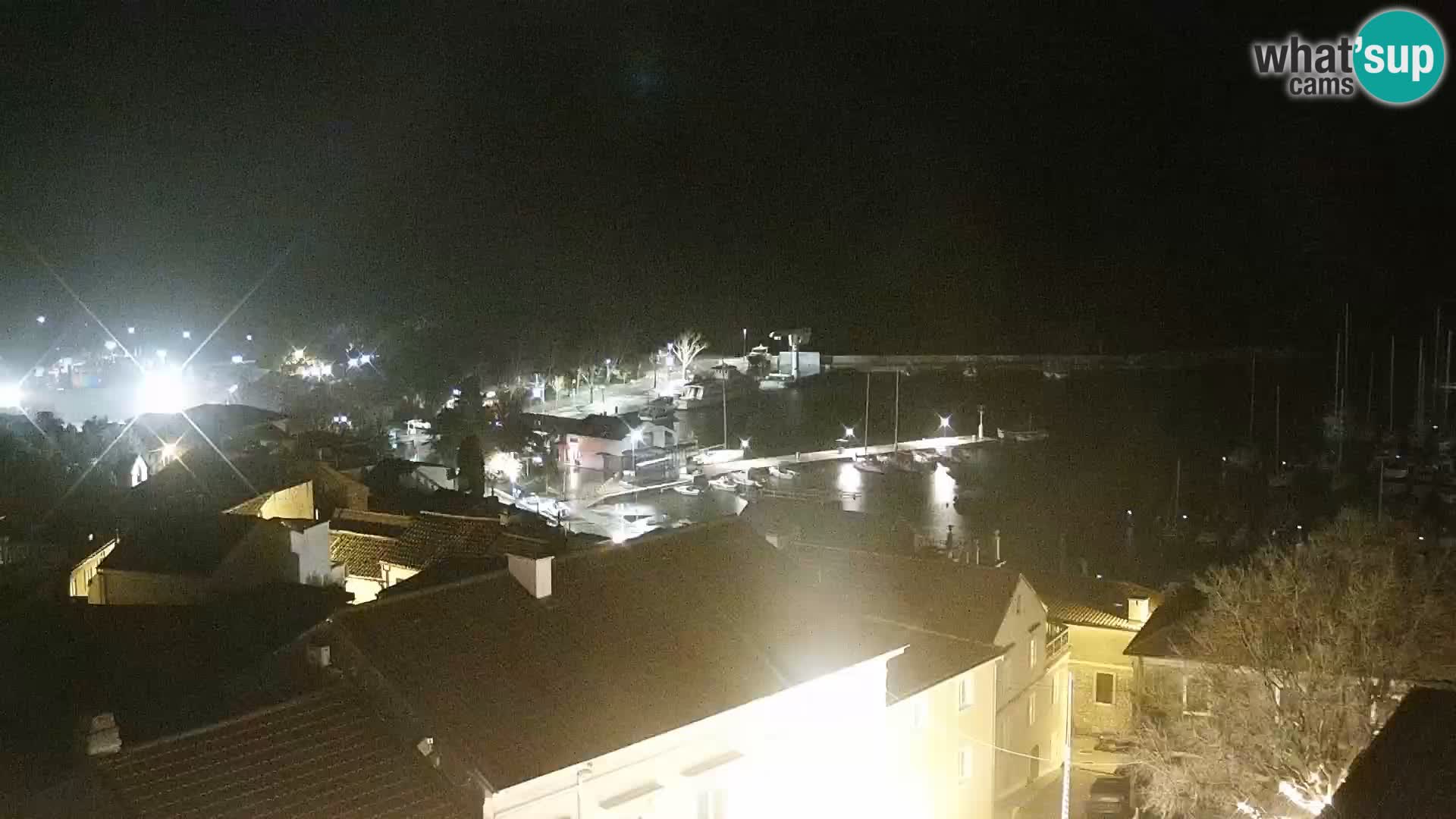 Panorama Novi Vinodolski live cam Dalmatie