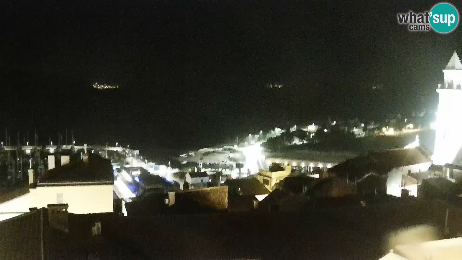 Panoramic webcam Novi Vinodolski – Dalmatia live