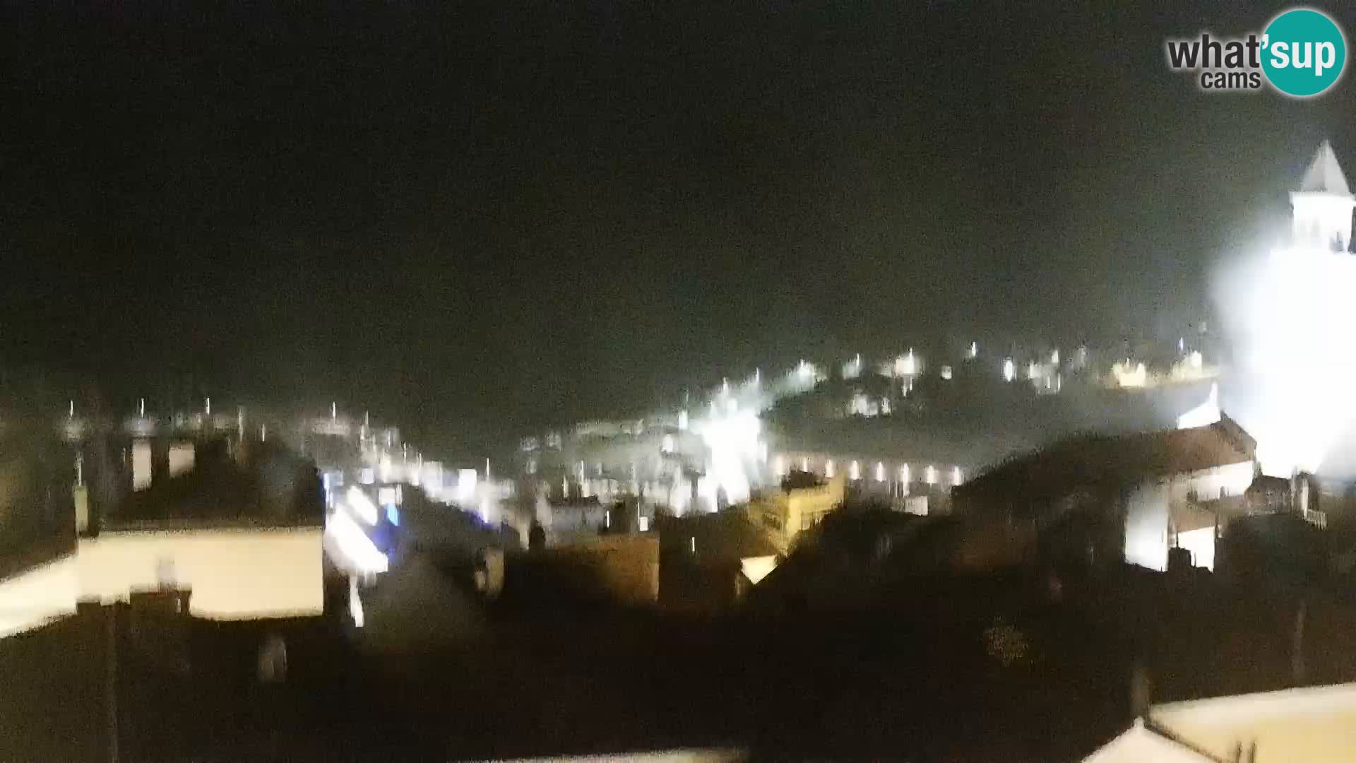 Panorama Novi Vinodolski live cam Dalmatie