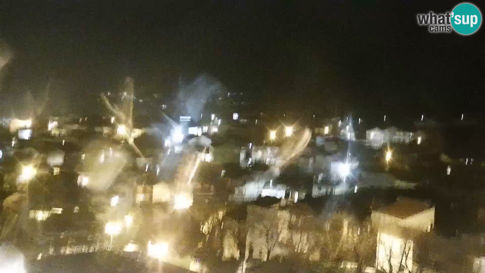 Panorama Novi Vinodolski live cam Dalmatie