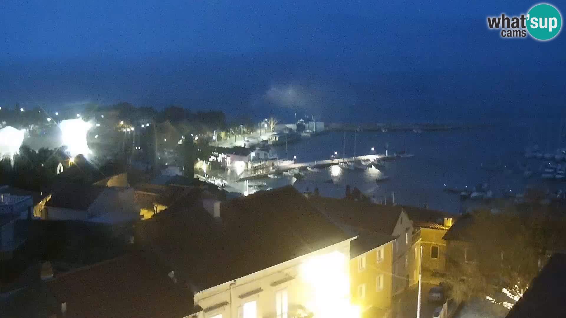 Panorama Novi Vinodolski live cam Dalmatie