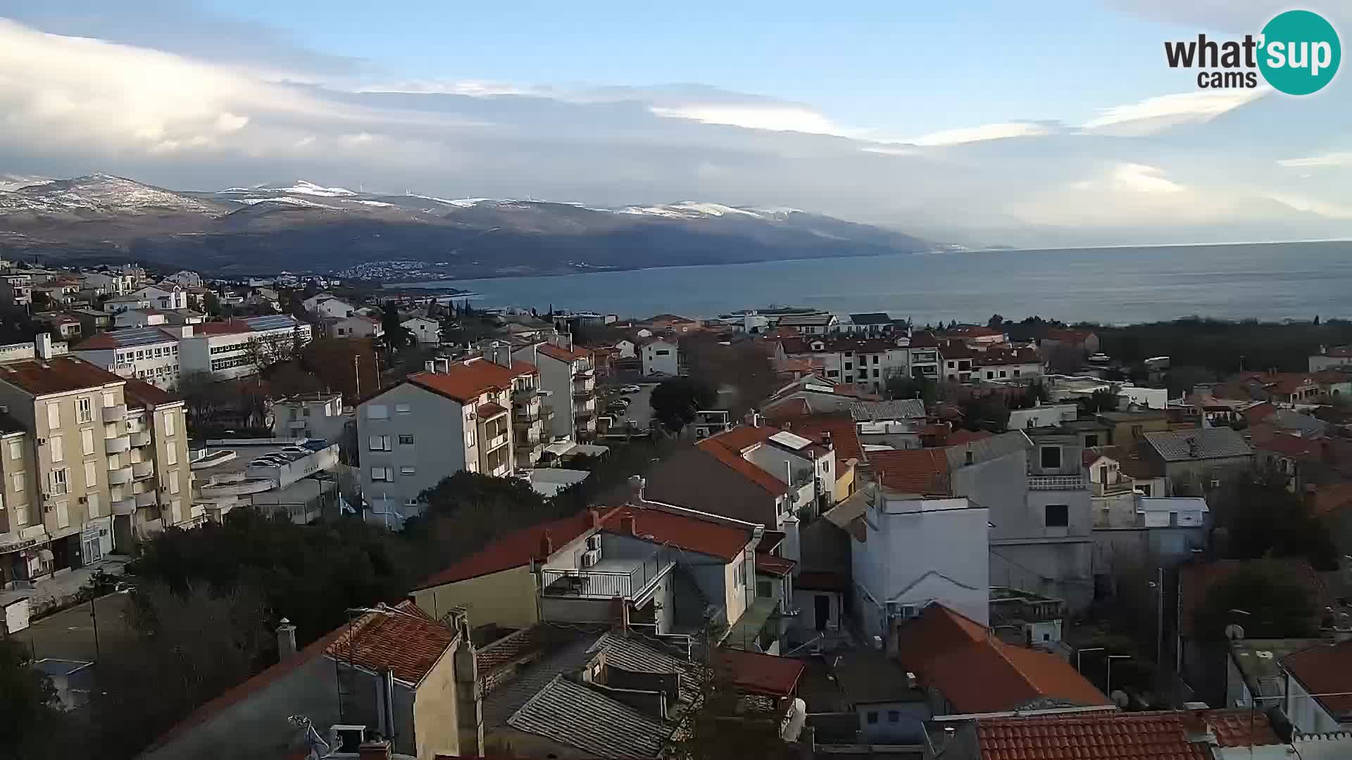 Panoramic webcam Novi Vinodolski – Dalmatia live