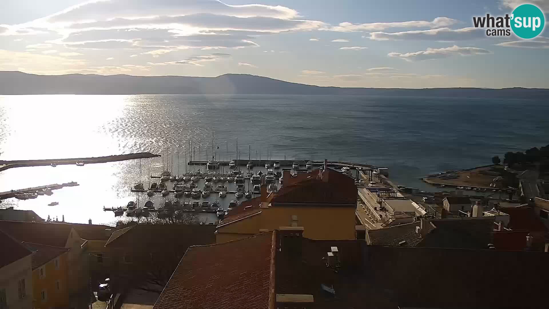 Panoramic webcam Novi Vinodolski – Dalmatia live