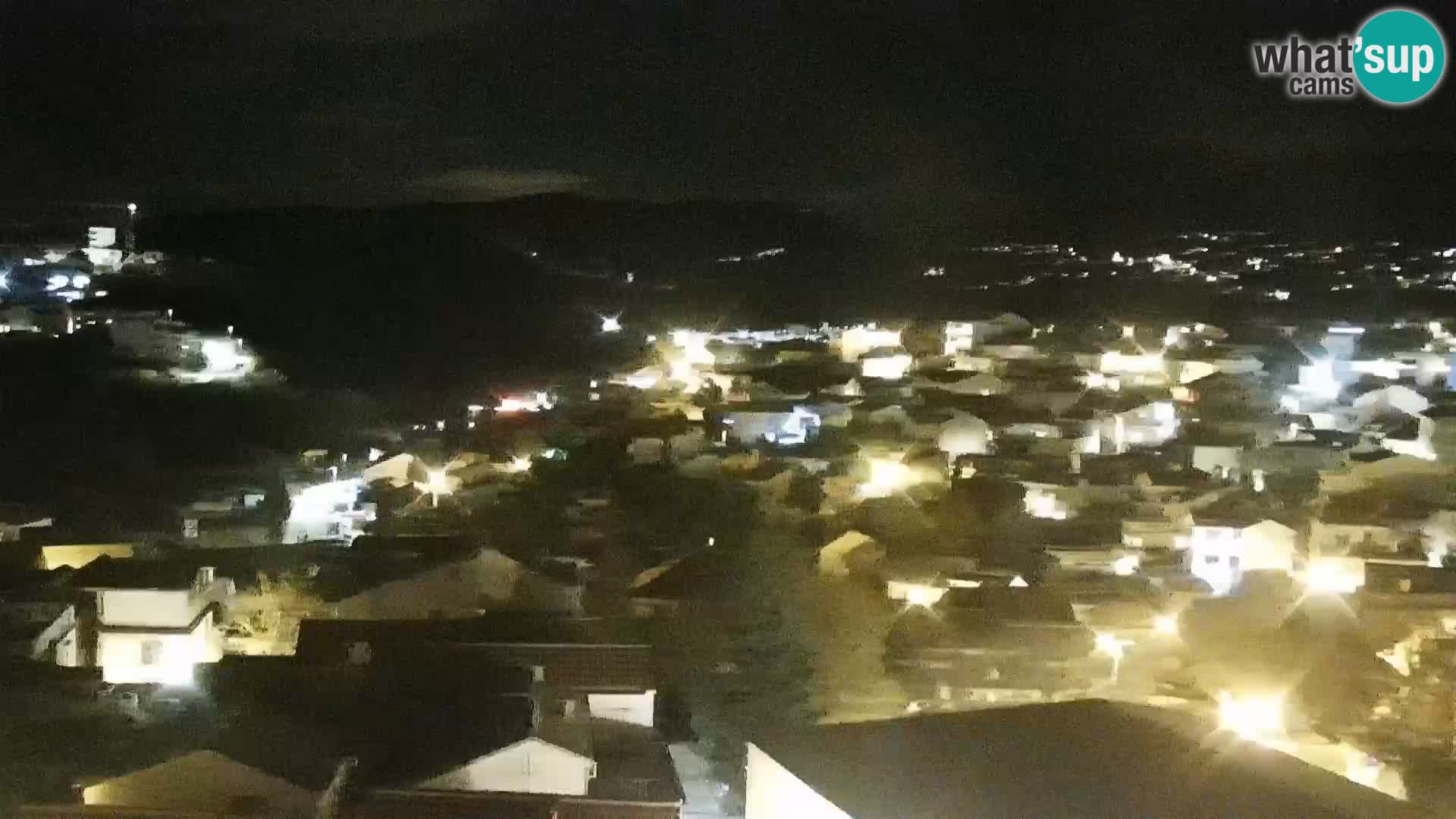 Panorama Novi Vinodolski live cam Dalmatie