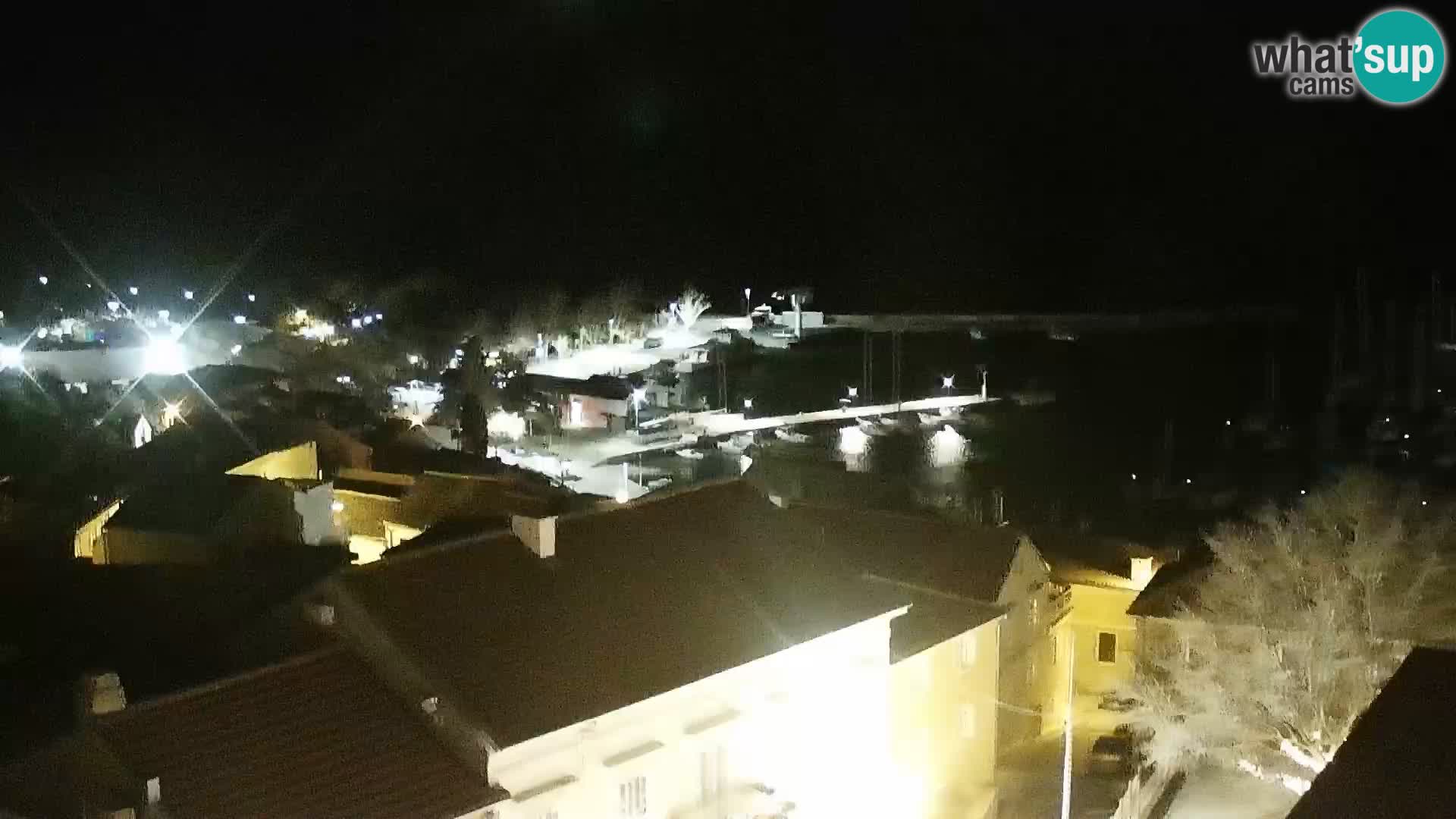 Panoramska spletna kamera Novi Vinodolski – Dalmacija v živo