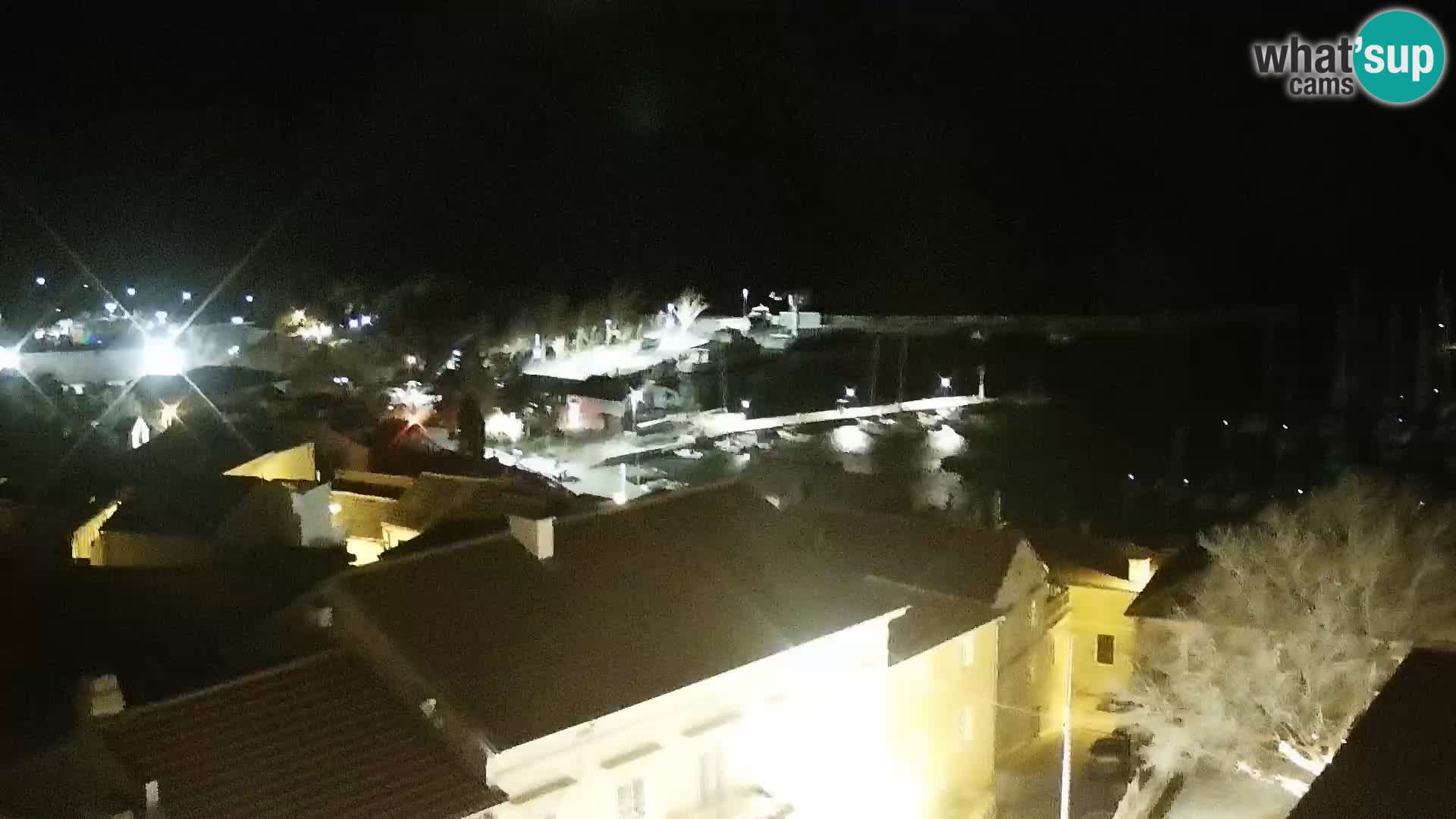 Panorama Novi Vinodolski live cam Dalmatie