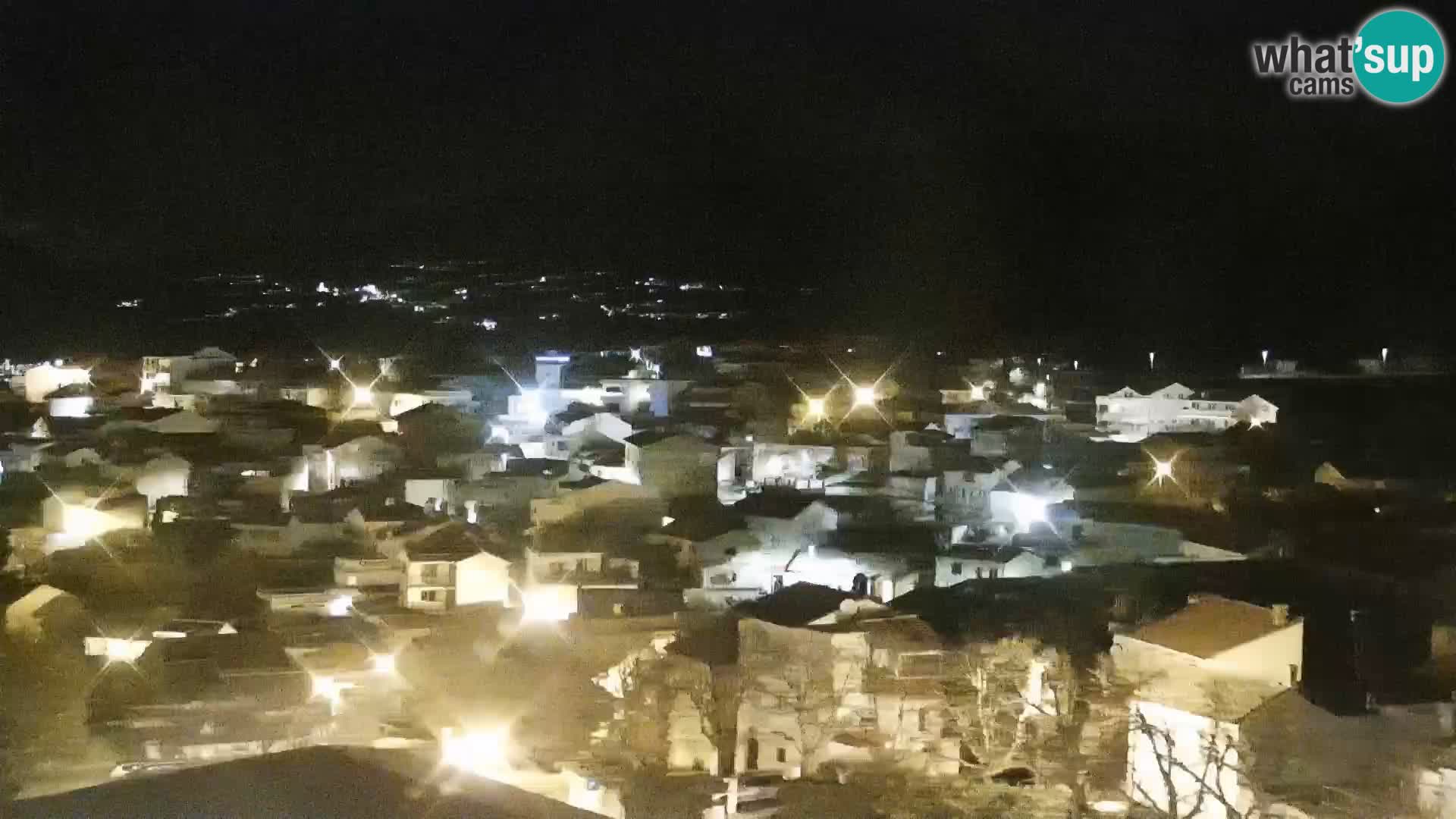 Panorama Novi Vinodolski live cam Dalmatie