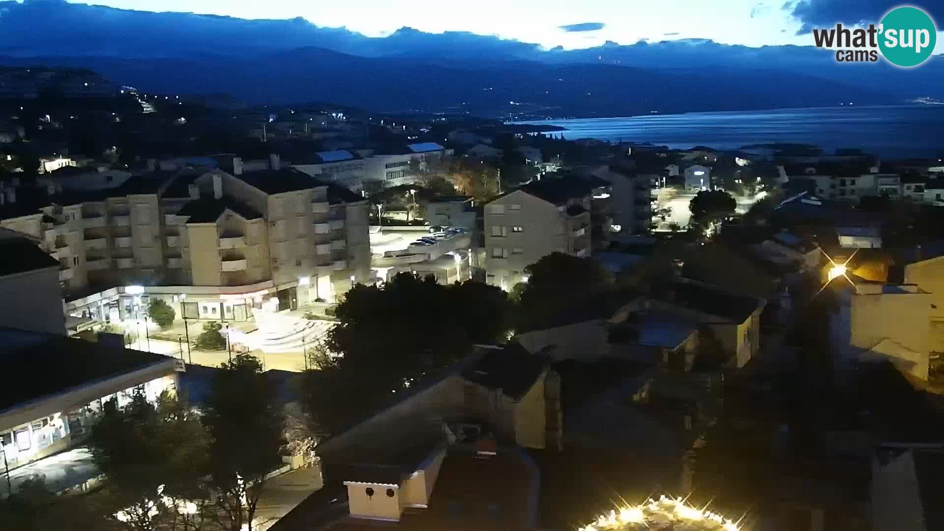 Panoramic webcam Novi Vinodolski – Dalmatia live