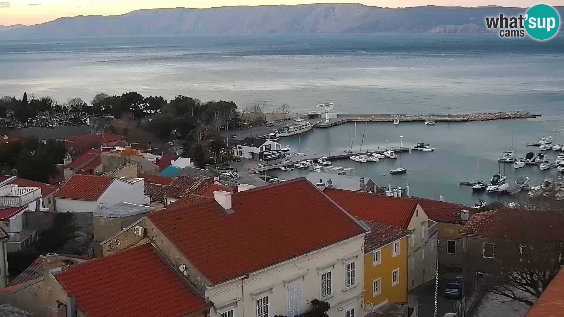 Panoramic webcam Novi Vinodolski – Dalmatia live