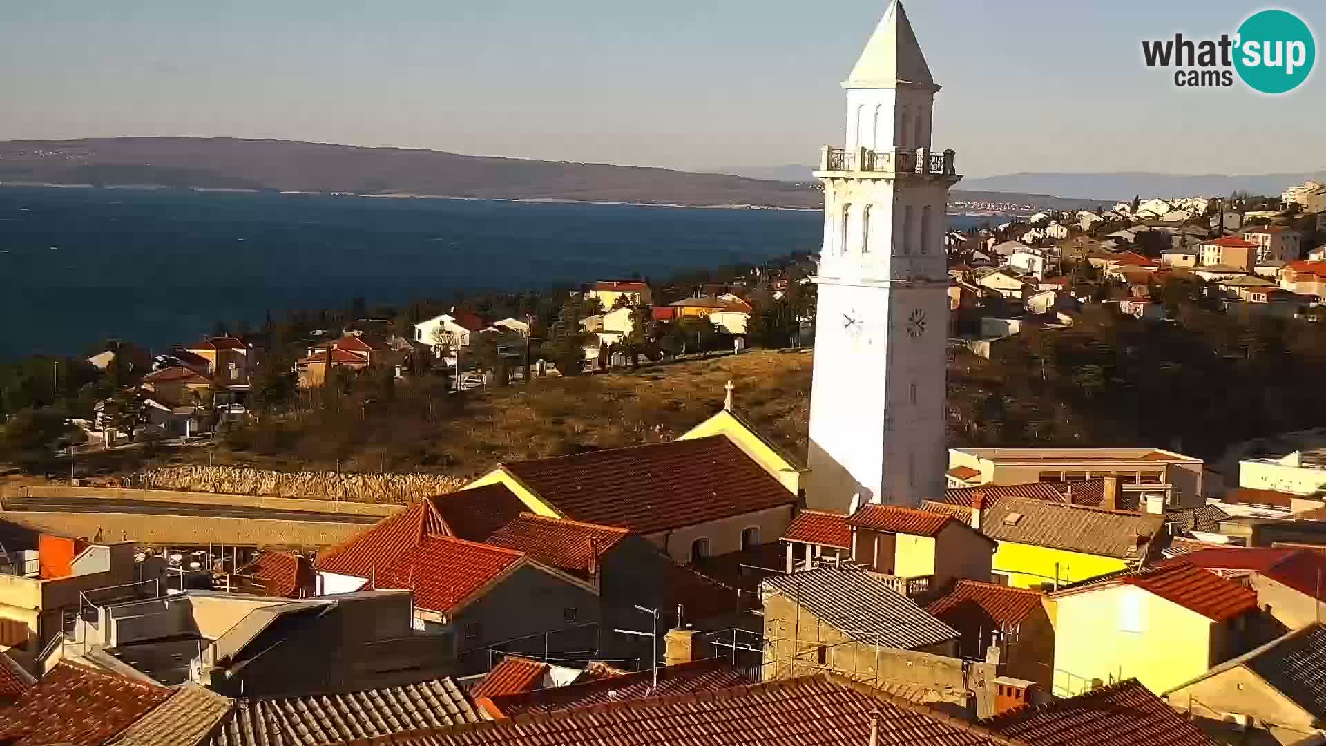 Panoramic webcam Novi Vinodolski – Dalmatia live